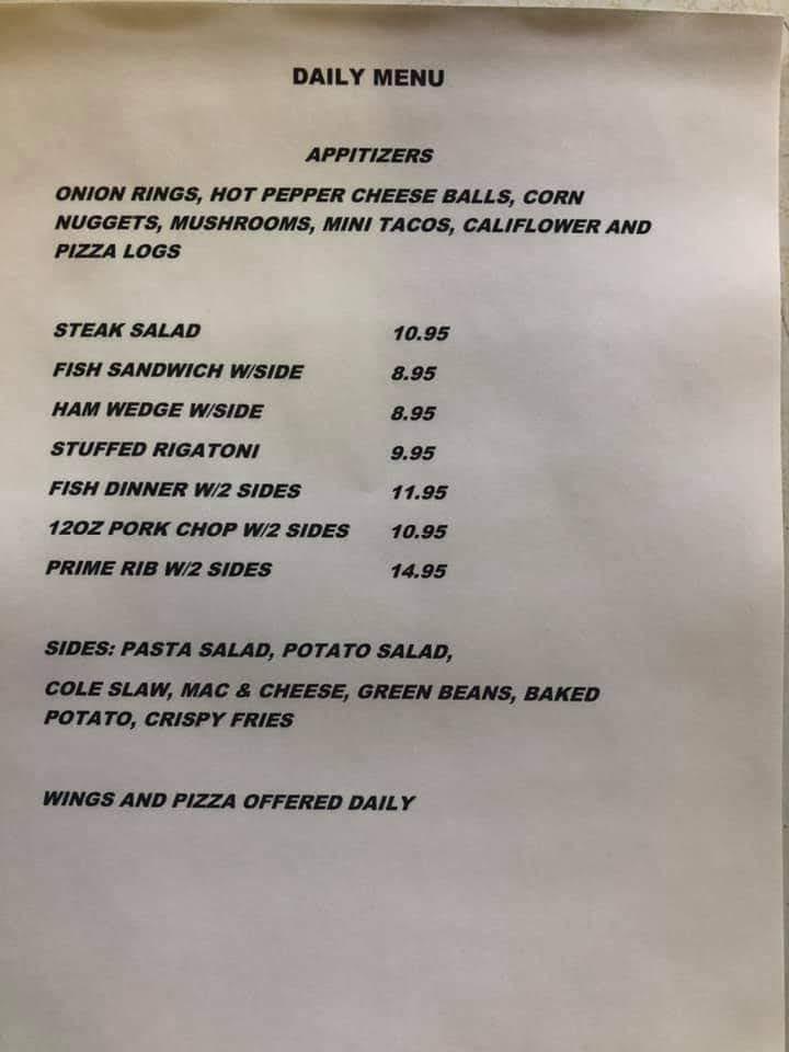 Hilltop Tavern Menu image 4